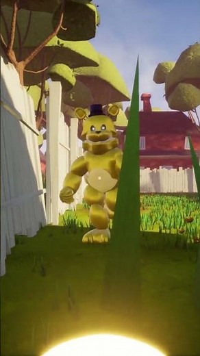 Hello neighbor fredbear mod is scary