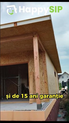 Așa arată kit-ul complet de structură al unei case din panouri SIP!