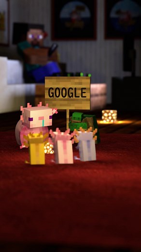 Google Minecraft Vocabulary of the Day
