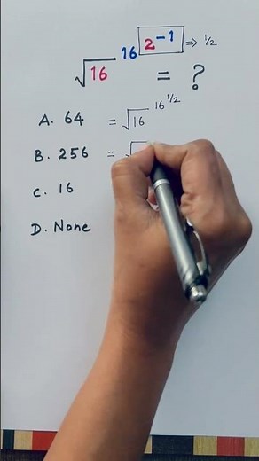 Square Root Exponents Math