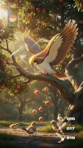 The little Pidgey took flight and became Pidgeot | Cinematic Pokémon Story