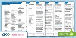 CPD: Safeguarding Glossary (Handout)