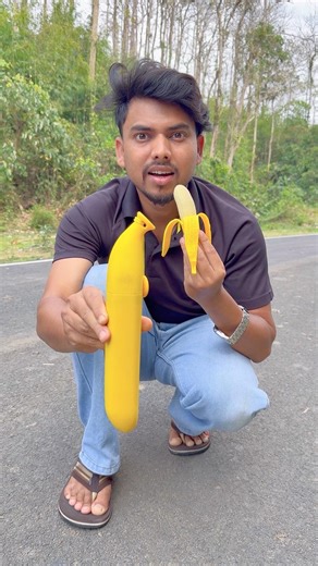 Fake Banana Vs Banana Folding Umbrella pt/222☂️ 😱