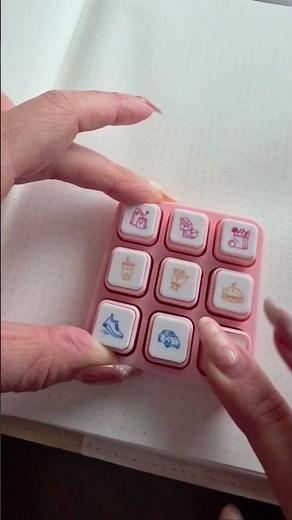 Self-Inking Button Stamps ✿ How to Use