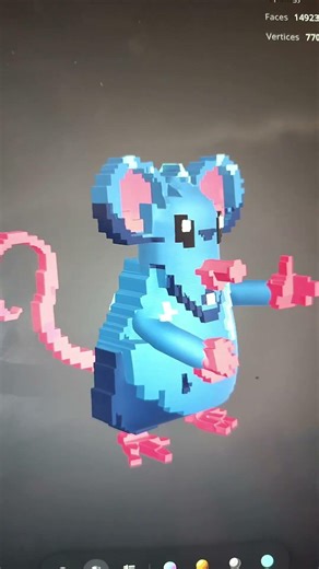 Creating Paper Rat in Pixel Form..From The Emily EverGreen Game