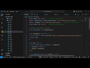 React.js react-query Example to Fetch Data Async & Cache it from JSONPlaceholder Using Axios