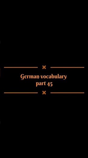 Learn German | German for beginners | Easy German Practice | German vocabulary | Free German Course