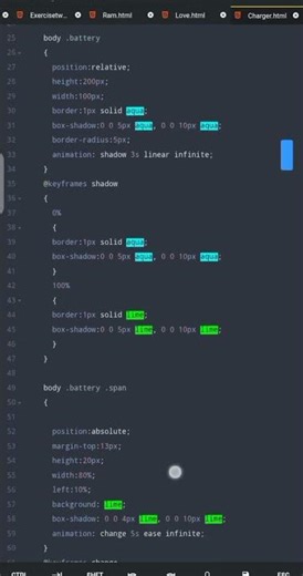 Easy android Charger Loading Screen animation effect with HTML, CSS and JavaScript