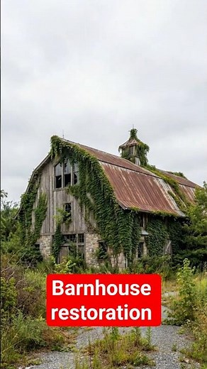 Abandoned Barnhouse Restoration Timelapse