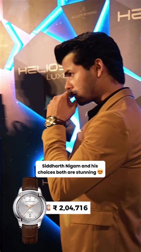Spot Wire on Instagram: "Sidharth Nigam and his choices? Always stunning😍 #AugusteReymond #HeliosLuxe"