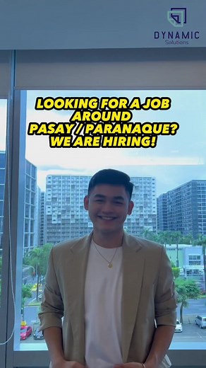 Job Opportunities in Pasay and Paranaque with Dynamic Solutions