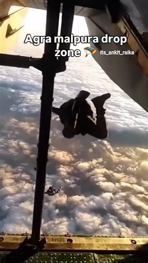 para commando Agra malpura drop zone 🪂#indianarmy #faujilyfstyle