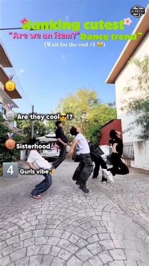 Ranking the cutest "Are we an item"👀 Dance trend💃#shortsviral #Dance #friends #tiktokviral