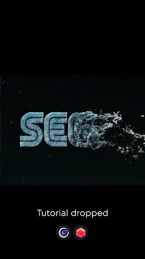 Logo Desintegration with Particles in Cinema 4D | Part 1 #cinema4d #c4d #tutorial