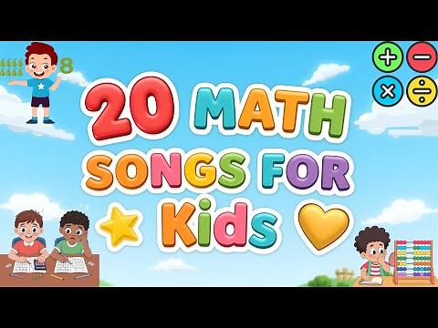 20 Math Songs for Kids | Fun Learning Compilation | Preschool Educational Rhymes | Learn with Music