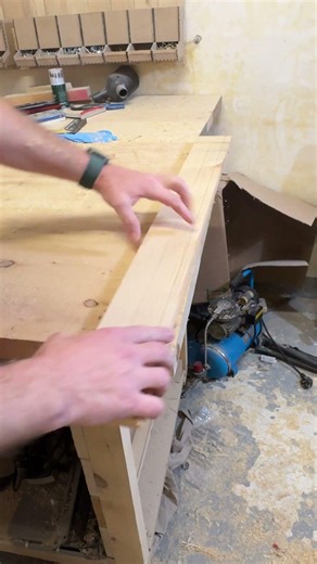 TRACCIA e TAGLIO con sega circolare DONGCHENG a batteria 🔋🪚 #woodworking