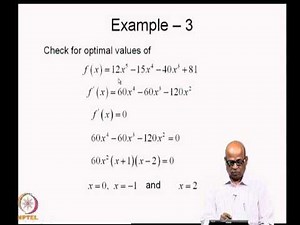 Optimization: Functions of multiple variables