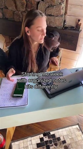 How I Organize My Handwritten Class Notes #studygram #notiontemplate #studymotivation