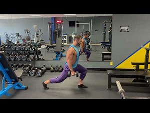Rear Step Dumbbell Lunge (Easy Glute Builder)