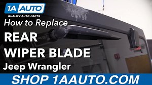 How to Replace Rear Wiper Blade 2006-18 Jeep Wrangler