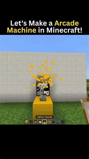 Arcade Machine In Minecraft 🎮 | Minecraft viral build hacks | #shorts #viral #minecraft #build