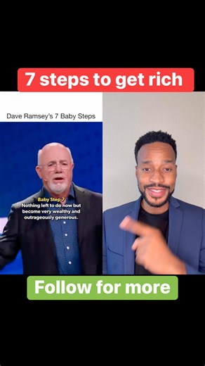These are the 7 baby steps to getting your finance in order and March your way to wealth. 🚨 Follow for more 🚨 #financialfreedom #SmartMoneyMoves #moneytips #budgeting #businessmindset #savemoney #SuccessJourney #financialplanning #investing #financetips #daveramsey #finance #personalfinance #daveramsey | Finance SIMPLIfied