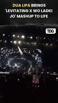 #watch | Dua Lipa brings 'Levitating x Wo Ladki Jo' mashup to life #srk #viralreels