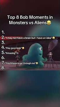 TOP 8 Bob Moments in Monster vs Aliens #foryou #viralshorts #shorts