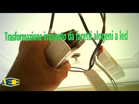 sostituzione faretti alogeni con faretti led