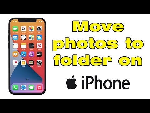 How to move photos to folder on iPhone