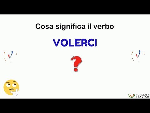Verbi pronominali #7: VOLERCI