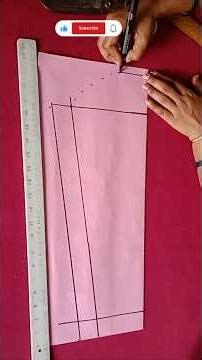 Full Sleeve Draft on Paper ✂️ | Easy Cutting Formula