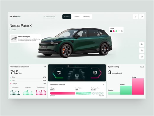 UI-UX for Car Management Dashboard