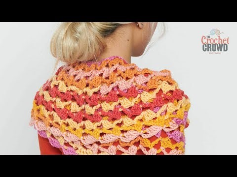Crochet Cinnamon Swirl Cowl