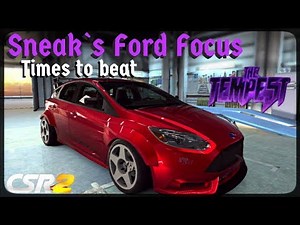 CSR Racing 2 - Tempest 3 Tier 1 - Times to beat - Sneak`s Focus TrackSTer