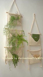 Macrame Hanging Basket Hanging Wall Basket Macrame Mail Holder Magazine Holder Fruit Basket Boho Kitchen Bathroom Storage, Gifts for Mom - Etsy
