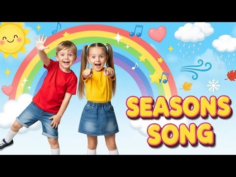 Weather & Seasons ☀️ Song for Toddlers – Sun Rain Wind Snow Preschool Dance & Movement