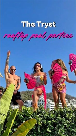 The Tryst’s rooftop pool parties are THAT good 🔥🌈