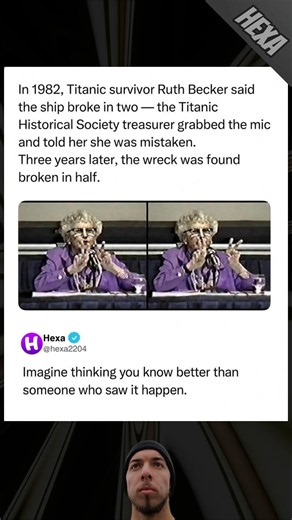 They didn't believe her about Titanic😔#memes #titanic #story