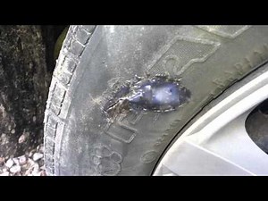 Temporary tire patch