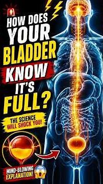 How Does Your Bladder Know It's Full? #ScienceFacts #HumanBody #BiologyFacts #DidYouKnow
