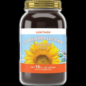 Lekithos: Organic Sunflower Lecithin Liquid, USDA Certified