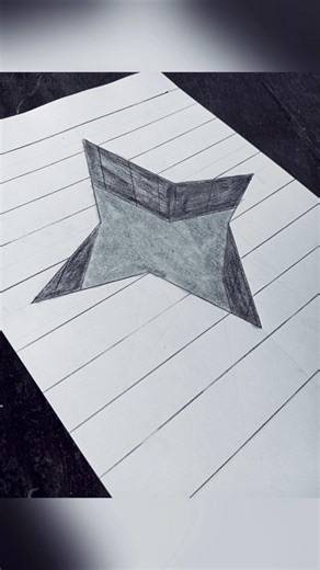 simple 3d drawing. subscribe🙏#drawing#3danimation #art #sketch