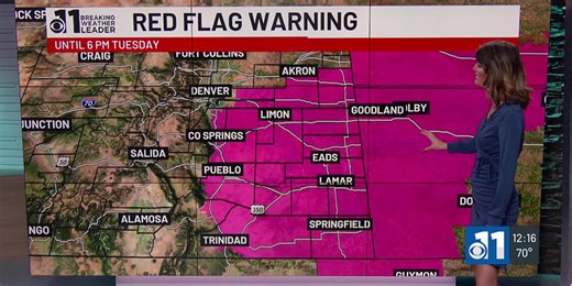 High fire danger today with big changes in the forecast tomorrow