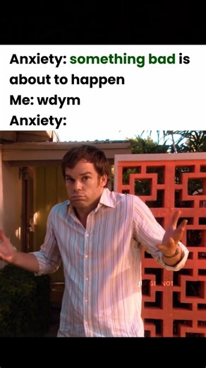 Follow @juggernot4_ for the funny! This goofy ahh meme shows the absolute confusion of anxiety, warning you that something bad is about to happen, and then refusing to elaborate. Using the different characters' shrug reaction as the punchline, the joke builds from a relatable setup, “something bad is coming,” to the most unhelpful response imaginable. The lack of explanation, paired with the shrugging pose, perfectly captures that everyday anxiety vibe where nothing is technically wrong but ever