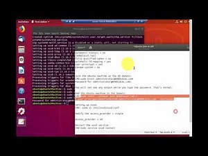 How to join an ubuntu desktop into an active directory domain full video