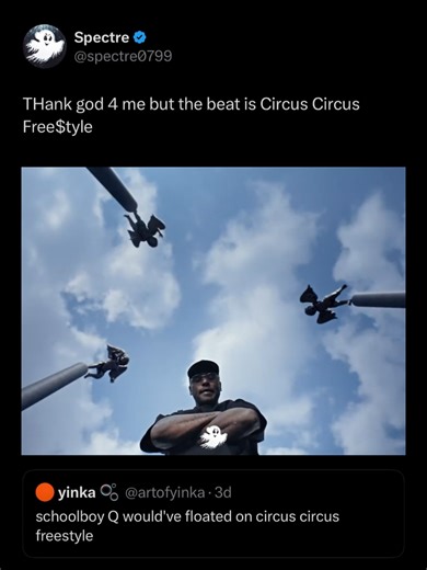 THank god 4 me but the beat is Circus Circus Free$tyle #mashup #mashups #schoolboyq #babykeem #bluelips