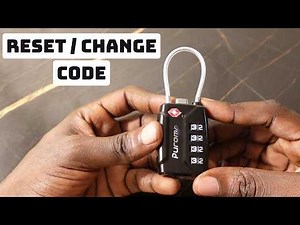 How to Reset/Change Combination Code on Puroma TSA Approved Luggage Lock