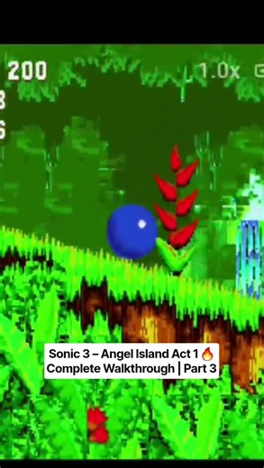 Sonic 3 – Angel Island Act 1 🔥 Complete Walkthrough | Part 3