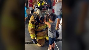 Heartwarming video shows blind boy 'seeing' for first time
